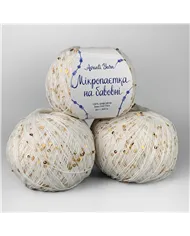 Мікропаєтка, 022, білий, паєтка срібна Мікропаєтка, 022, білий, паєтка срібна