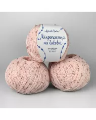 Мікропаєтка, 045, світла пудра, паєтка в тон Мікропаєтка, 045, світла пудра, паєтка в тон