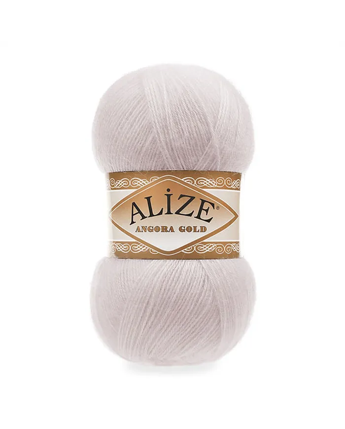 Alize Angora Gold Simli, 168 біла зима