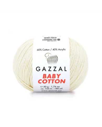 Gazzal Baby Cotton, 3437 молочний Gazzal Baby Cotton, 3437 молочний