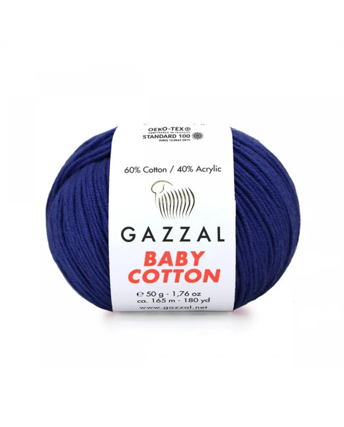 Gazzal Baby Cotton, 3438 темно-синій Gazzal Baby Cotton, 3438 темно-синій