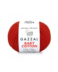 Gazzal Baby Cotton, 3443 червоний Gazzal Baby Cotton, 3443 червоний