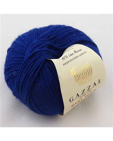 Gazzal Baby Wool, 802 темно-синій Gazzal Baby Wool, 802 темно-синій