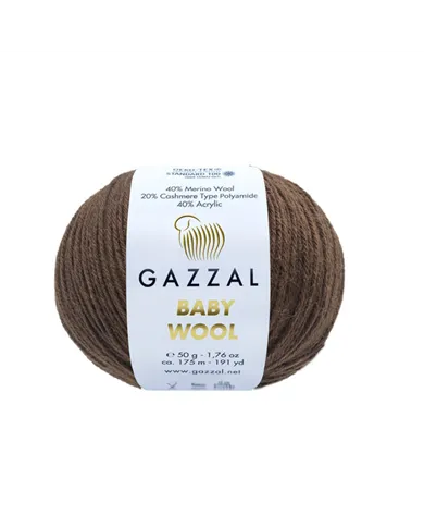 Gazzal Baby Wool, 807 шоколад Gazzal Baby Wool, 807 шоколад