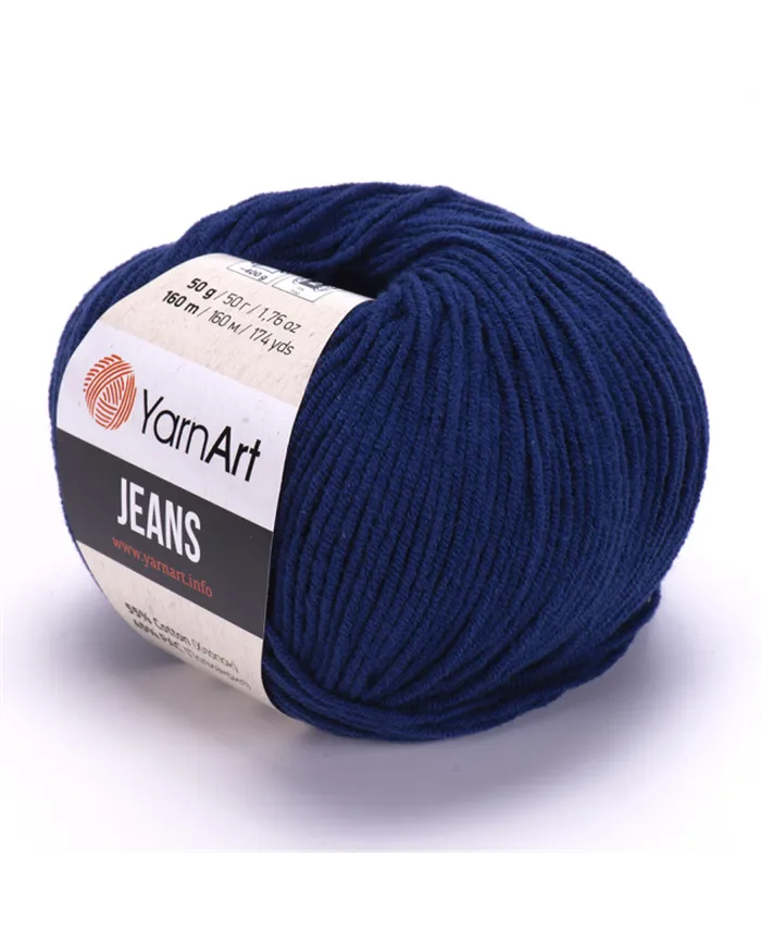 YarnArt Jeans, 54 темно-синій