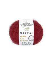 Gazzal Super Kid Mohair, 64416 червоний