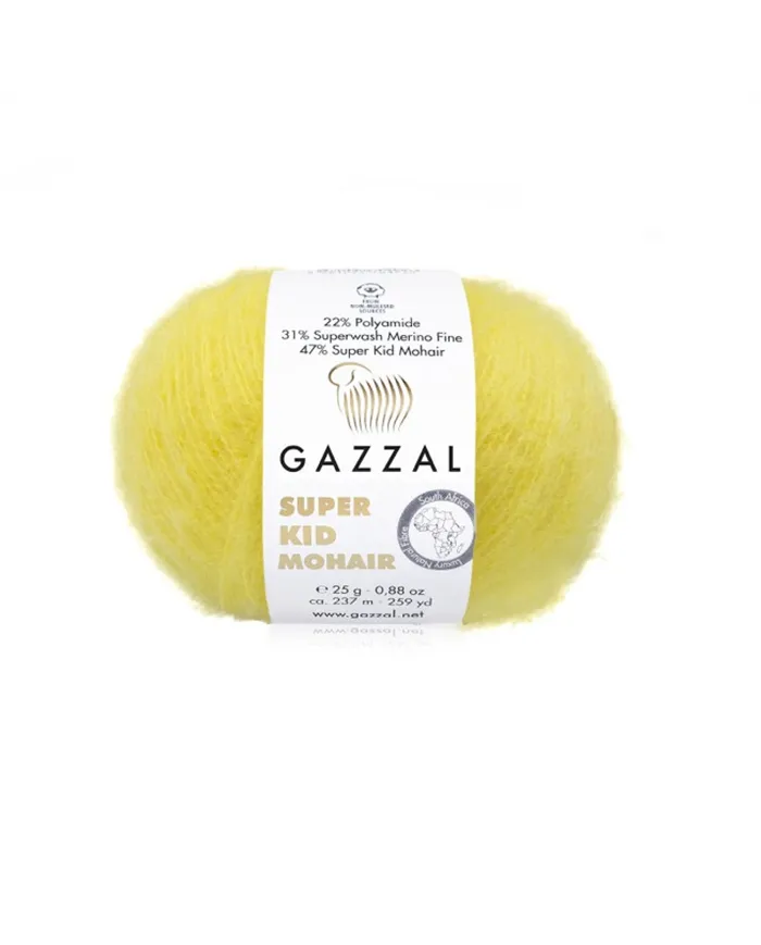 Gazzal Super Kid Mohair, 64431 маргаритка