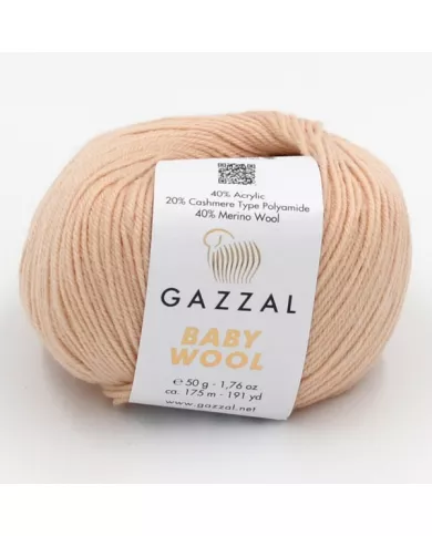Gazzal Baby Wool, 839 кавова пінка Gazzal Baby Wool, 839 кавова пінка