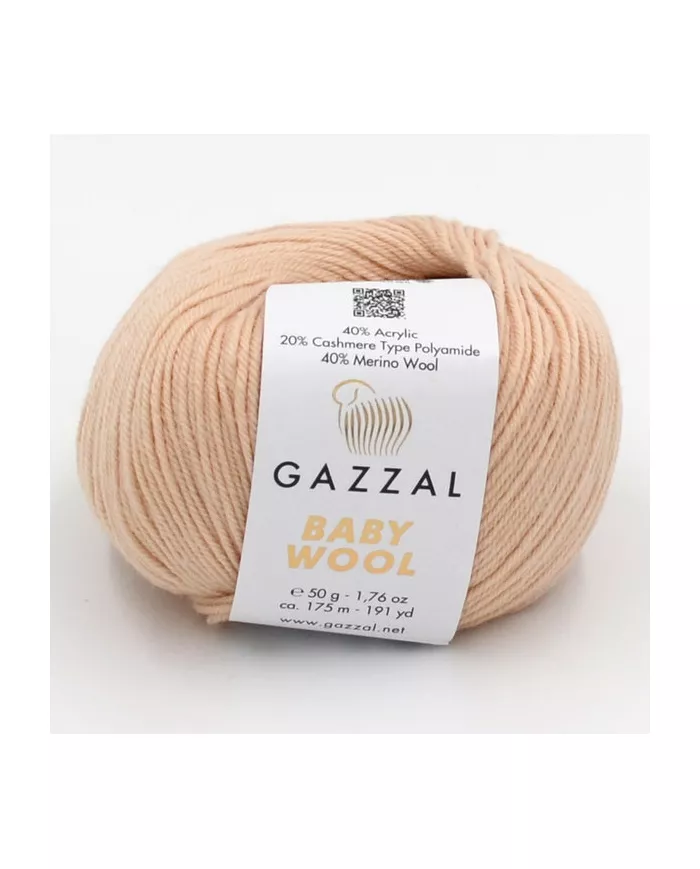 Gazzal Baby Wool, 839 кавова пінка