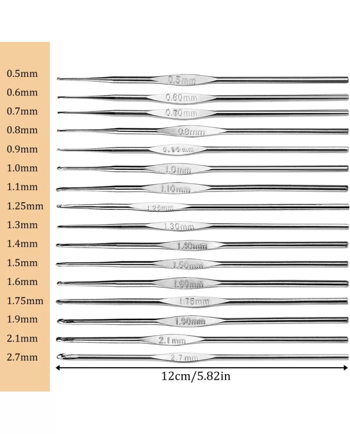 Набір металевих гачків, 16 шт.