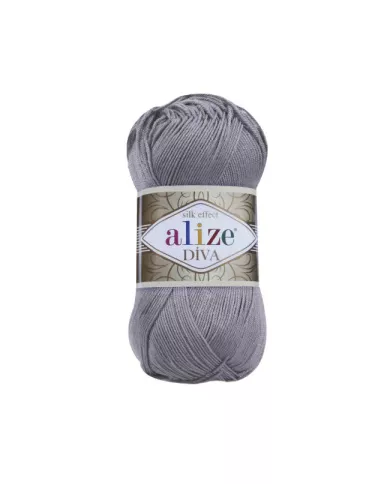 Alize Diva, 348, темно-сірий Alize Diva, 348, темно-сірий