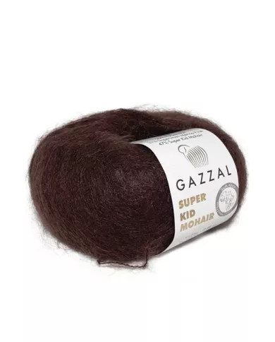Gazzal Super Kid Mohair, 64426, шоколад Gazzal Super Kid Mohair, 64426, шоколад