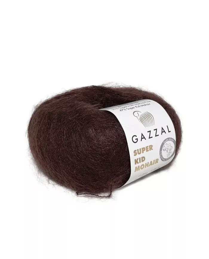 Gazzal Super Kid Mohair, 64426, шоколад
