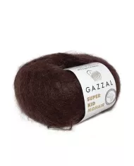 Gazzal Super Kid Mohair, 64426, шоколад