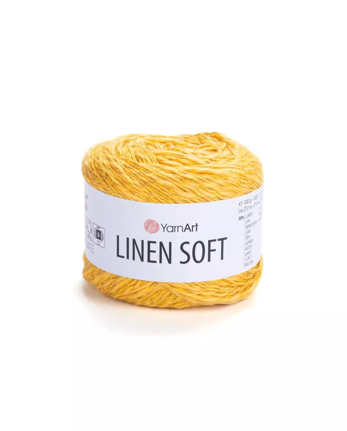 YarnArt Linen soft, 7306, сонячний
