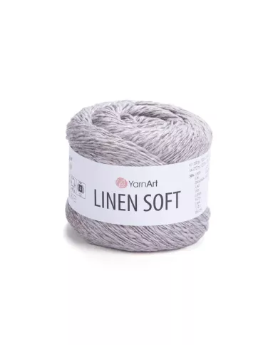 YarnArt Linen soft, 7307, сіро-лавандовий YarnArt Linen soft, 7307, сіро-лавандовий