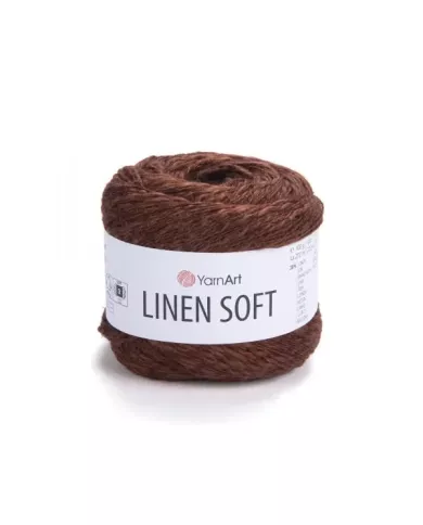 YarnArt Linen soft, 7309, каштановий YarnArt Linen soft, 7309, каштановий