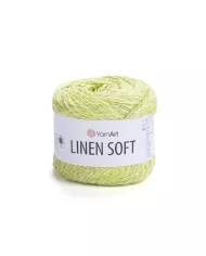 YarnArt Linen soft, 7311, салатовий