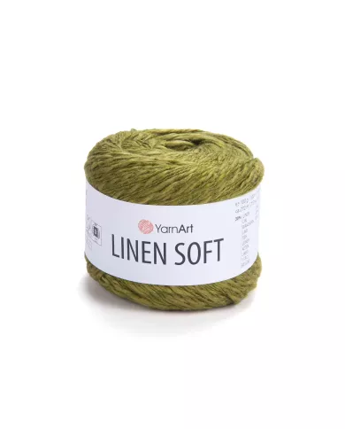 YarnArt Linen soft, 7313, болотяний YarnArt Linen soft, 7313, болотяний