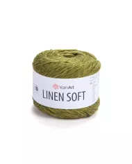 YarnArt Linen soft, 7313, болотяний