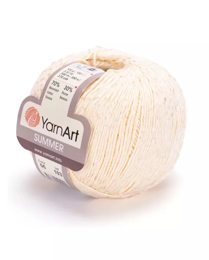 YarnArt Summer, 06, молочний