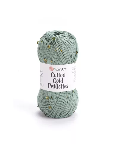YarnArt Cotton Gold Paillettes, 7113, полин YarnArt Cotton Gold Paillettes, 7113, полин