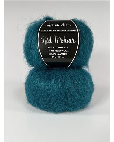 Kid Mohair Italy, 181, смарагдова хвиля Kid Mohair Italy, 181, смарагдова хвиля