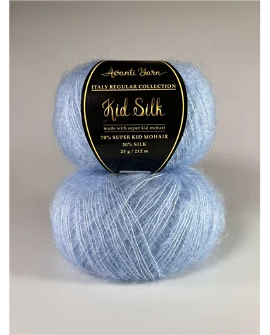 Super Kid Silk, 74, крижана блакить Super Kid Silk, 74, крижана блакить