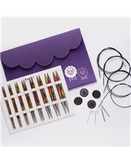 Набір дерев’яних знімних спиць Deluxe Symfonie Wood KnitPro