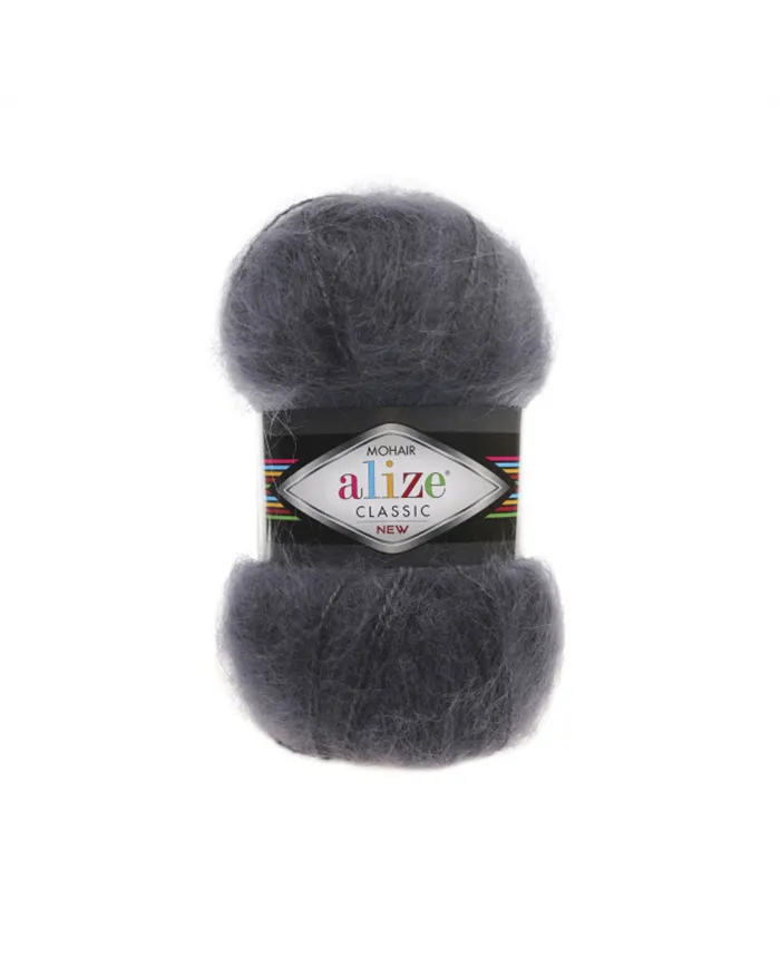 Alize Mohair Classic, 053, темно-сірий