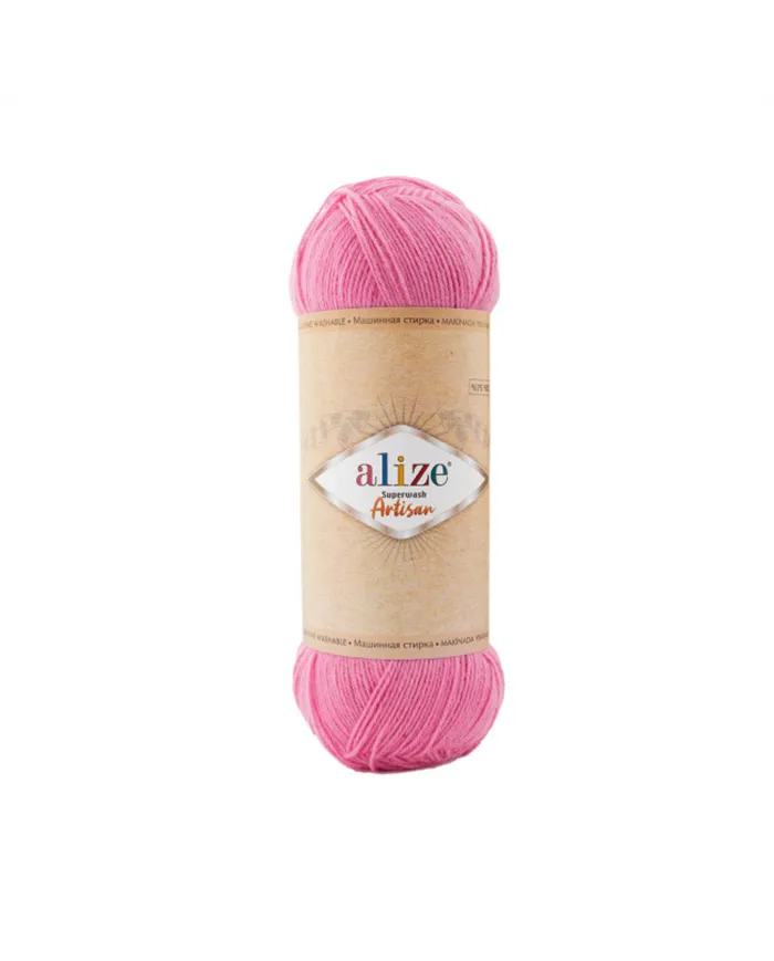 Alize Superwash Artisan, 178, темно-рожевий