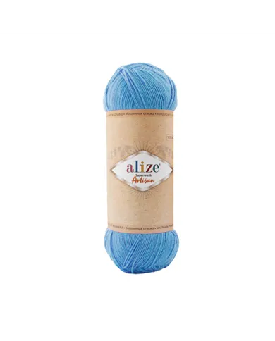 Alize Superwash Artisan, 957, яскраво-блакитний Alize Superwash Artisan, 957, яскраво-блакитний