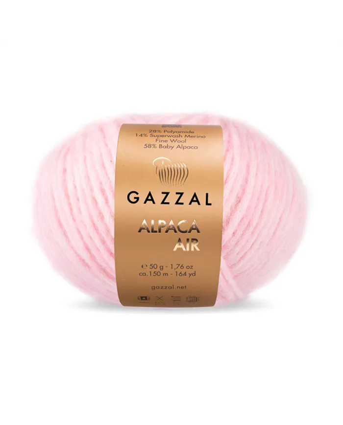 Gazzal Alpaca Air, 083, персиковий
