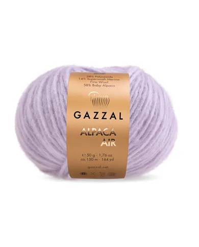 Gazzal Alpaca Air, 103, світла лаванда Gazzal Alpaca Air, 103, світла лаванда