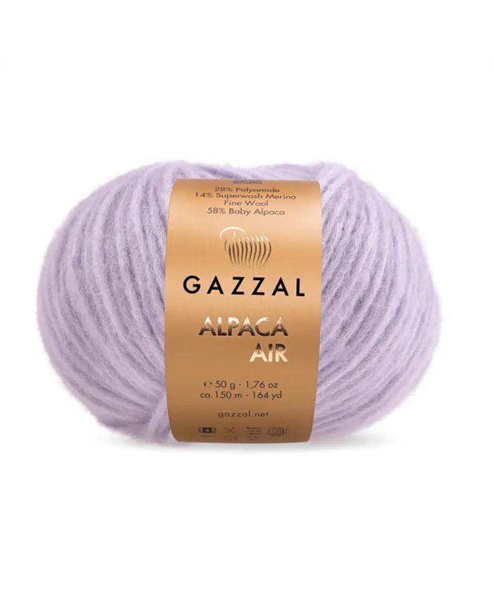 Gazzal Alpaca Air, 103, світла лаванда