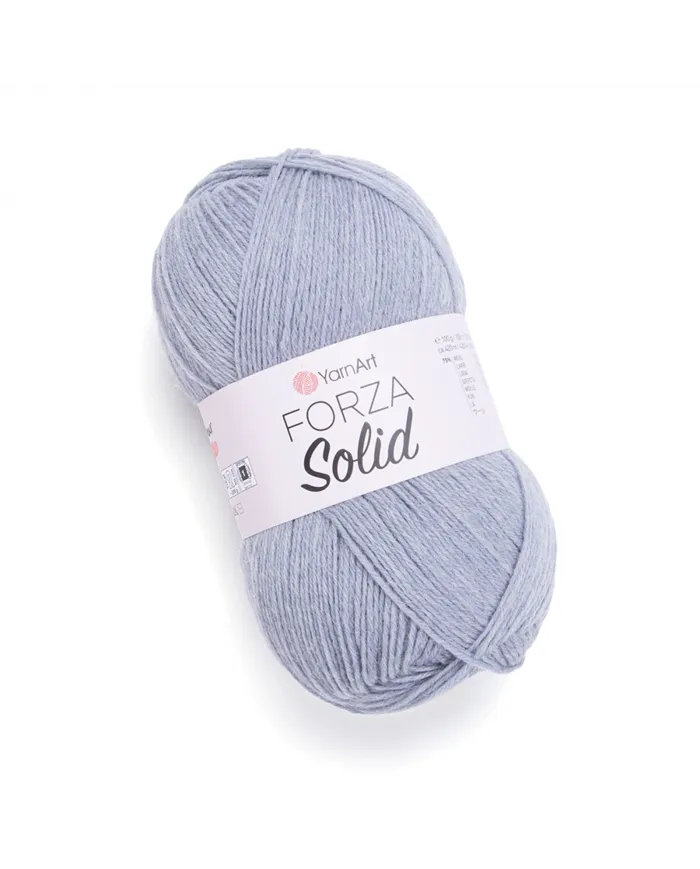 YARNART Forza Solid, 4613, сіро-блакитний