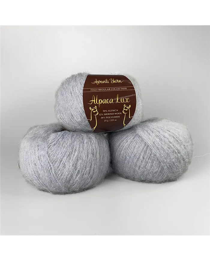Alpaca Lux, 653, сріблястий