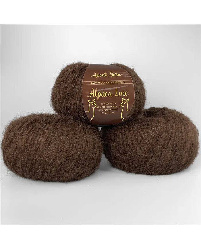 Alpaca Lux, 690, шоколадний