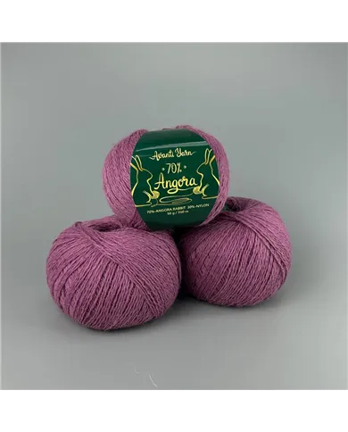 Avanti Yarn Angora 70%, 946, пудрова слива