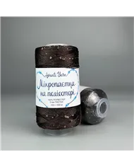 Мікропаєтка на поліестері, 121, темно-коричневий