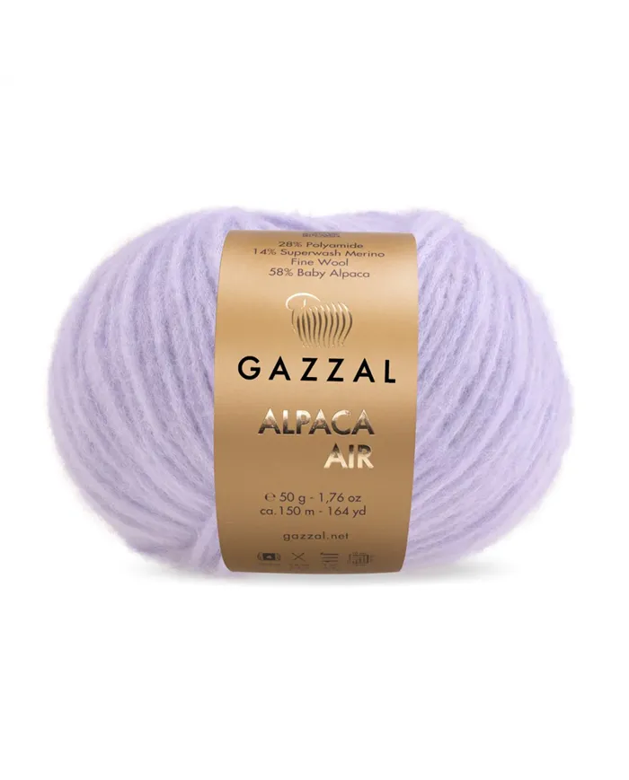 Gazzal Alpaca Air, 088, світло-бузковий
