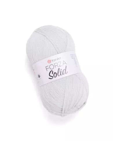 YarnArtForza Solid, 4611, світлий попіл