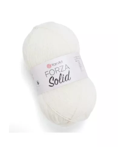 YarnArt Forza Solid, 4601, білий