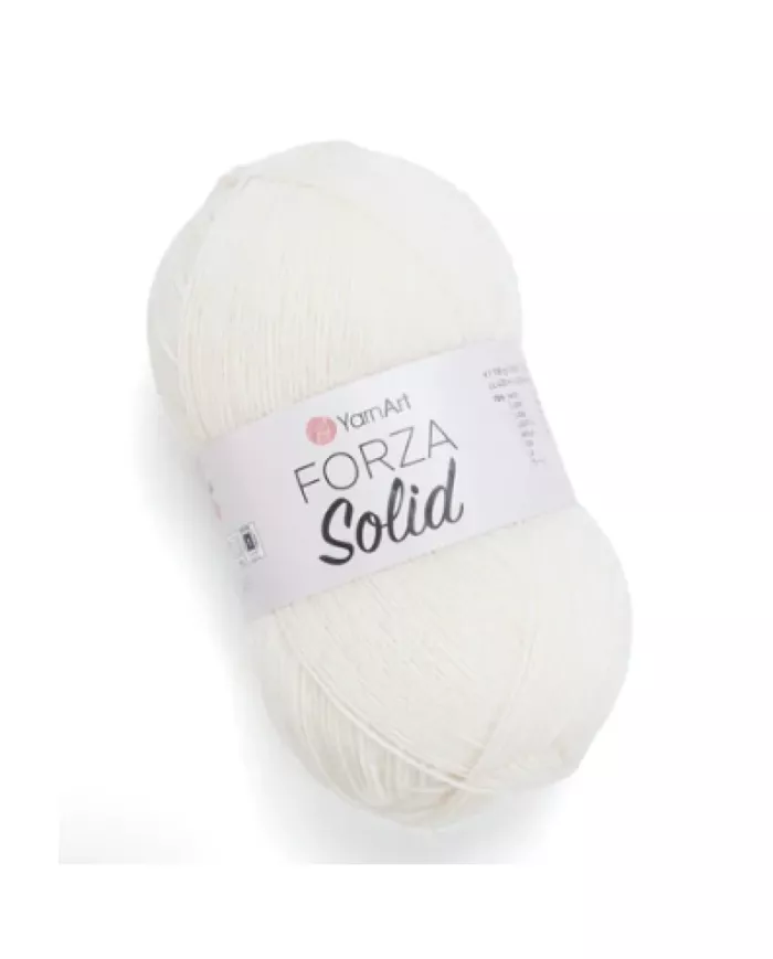 YarnArt Forza Solid, 4601, білий