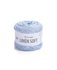 YarnArt Linen soft, 7319, сіро-блакитний