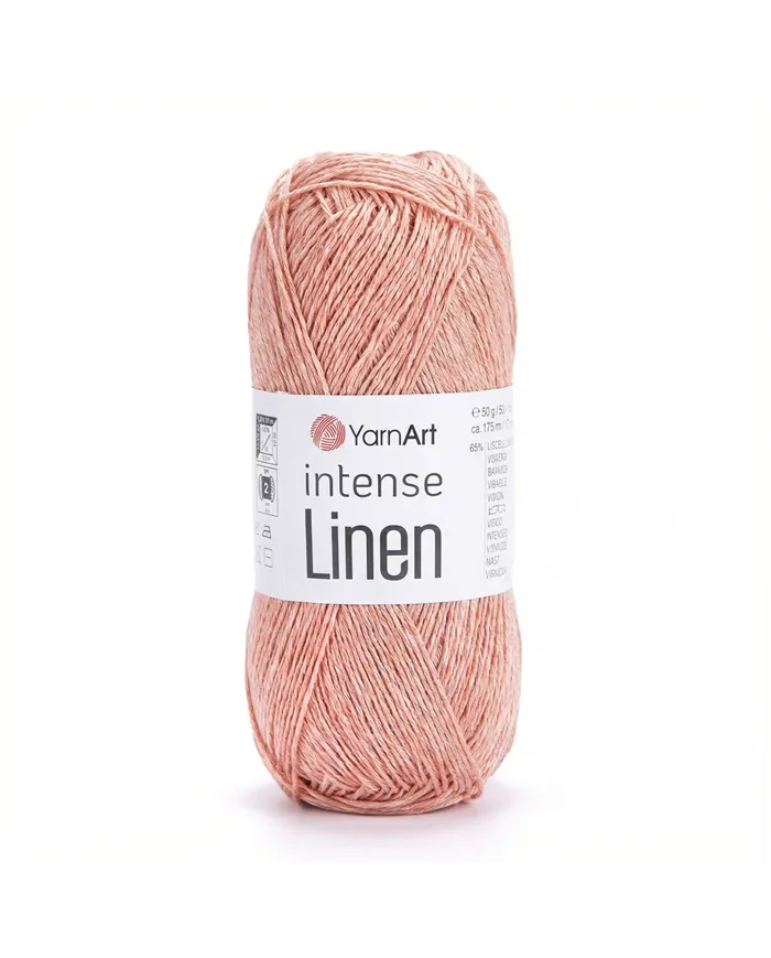 YarnArt Intense Linen, 4105, персиковий меланж