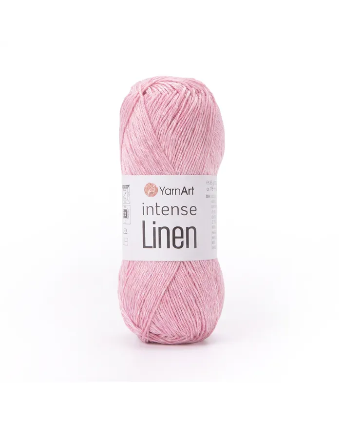 YarnArt Intense Linen, 4109, світло-рожевий меланж