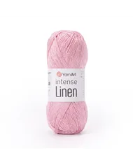 YarnArt Intense Linen, 4109, світло-рожевий меланж