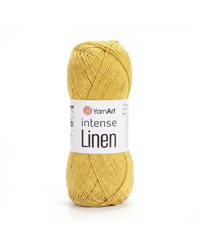 YarnArt Intense Linen, 4119, гірчичний меланж
