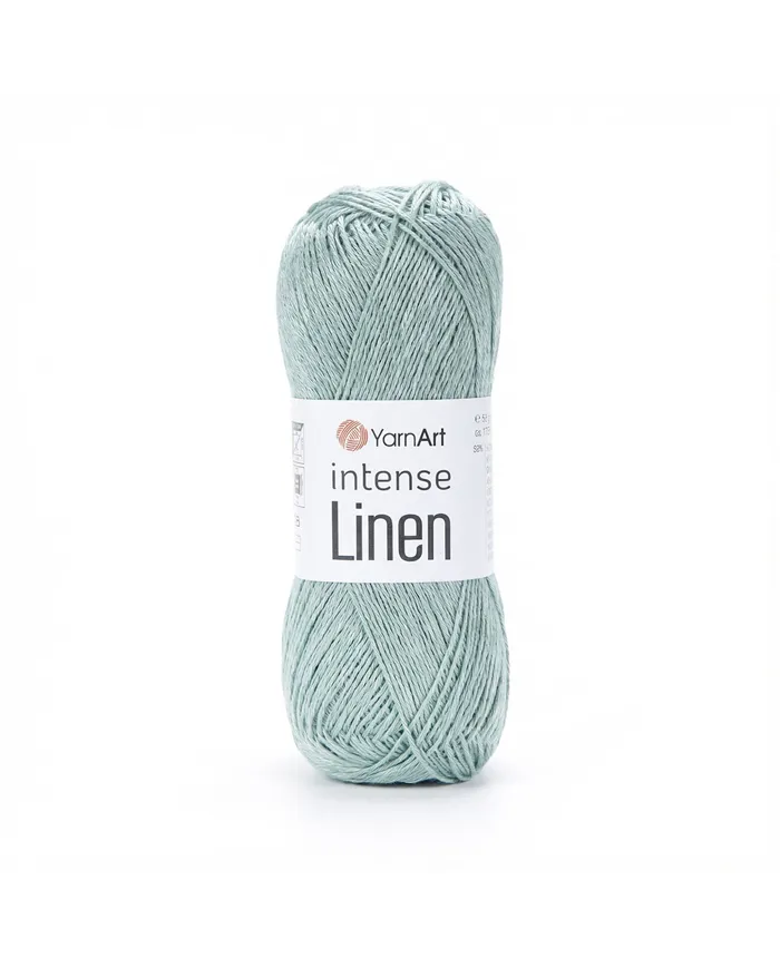 YarnArt Intense Linen, 4122, ментоловий меланж